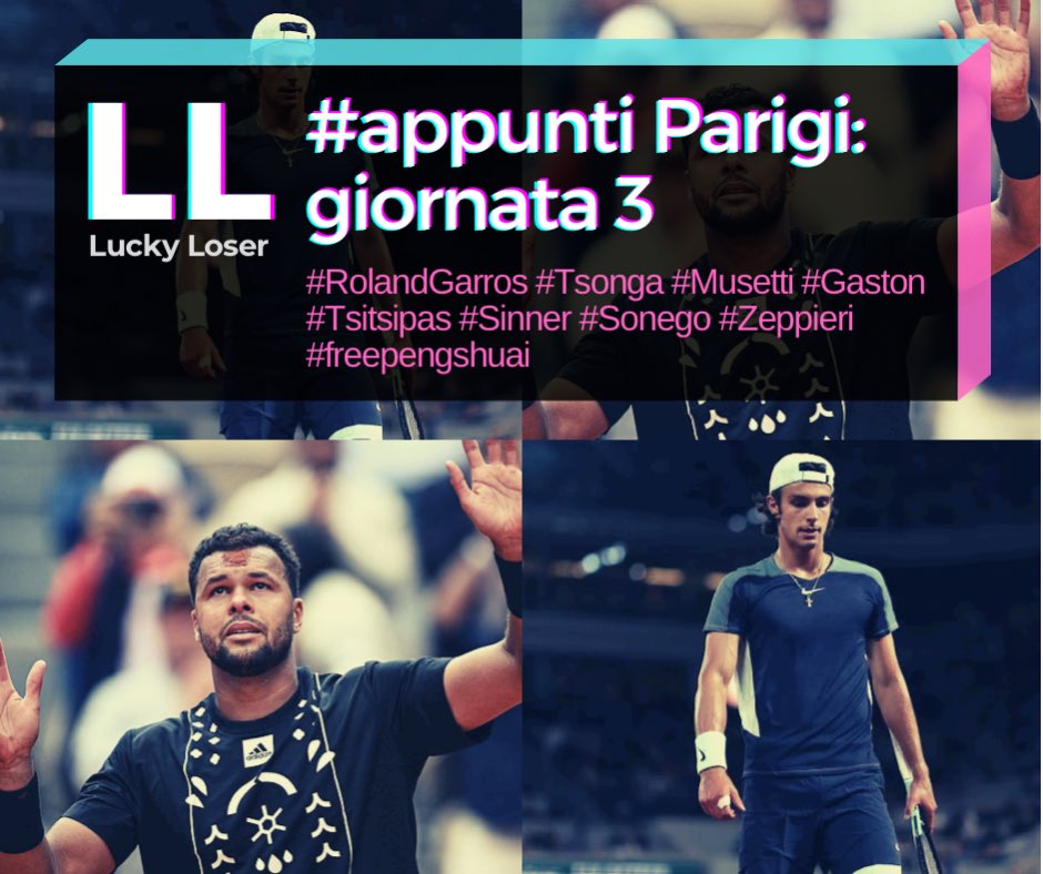 LLuckyLoser's tweet photo. ππΌ https://t.co/pHAZ24Ka2k
#tennis #RolandGarros #Tsonga #Musetti #Gaston #Tsitsipas #Sinner #Sonego #Zeppieri #appuntiLL https://t.co/Elr4M7iWpg