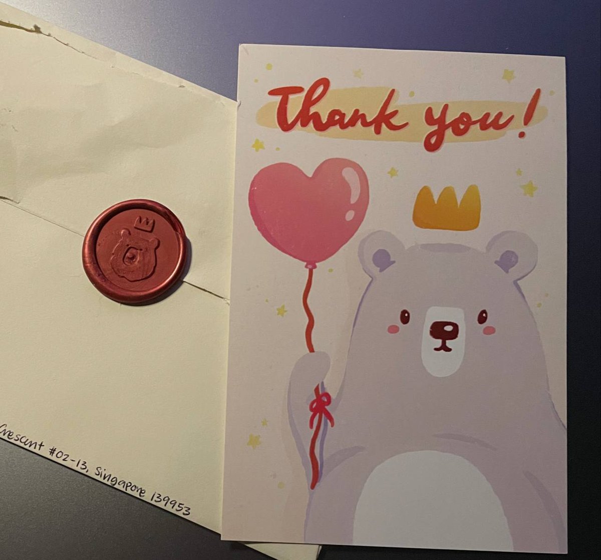 simon_davis's tweet photo. It only takes a minute to write each one, but as a CEO one of the best parts of my job is writing and sending off "Thank you" cards to folks on the team who have stepped up. Love the cards that @DoubleOXM designed for us, and the @MightyBearGames wax seal is always a hit. https://t.co/4pZtBFsBnL