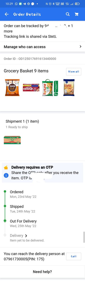 Soeb_dabhoiwala's tweet photo. @flipkartsupport I have ordered groceries and today is delivery date but delivery agent is refusing to deliver my Grocery at my door step. He is asking me to came at nearby Flipkart office to pickup Groceries. His behaviour was very rude. https://t.co/SH9jbxnhZJ