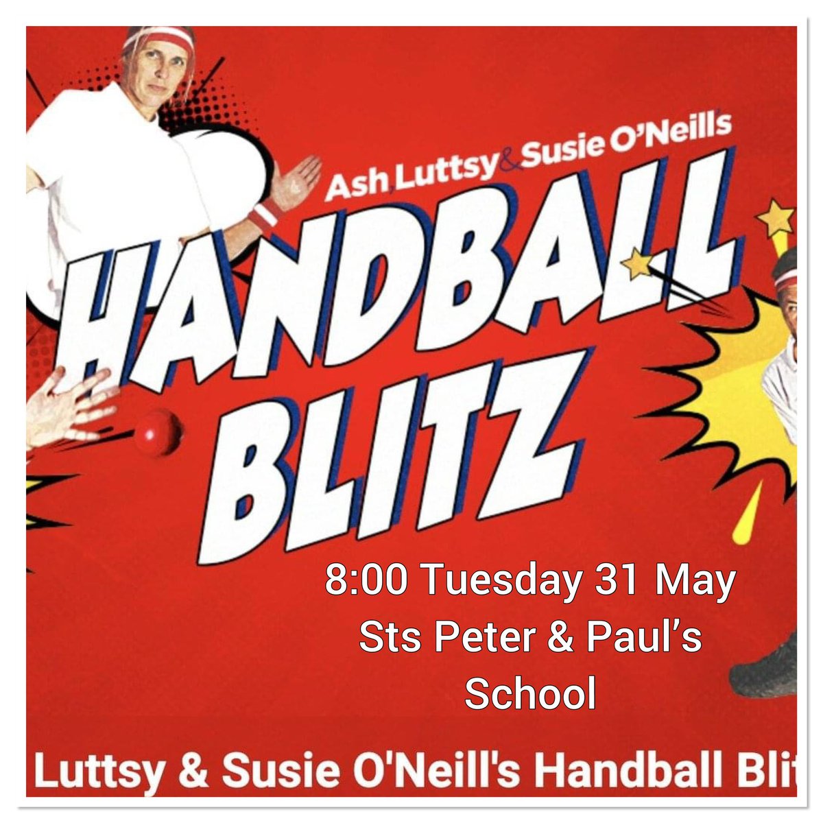 stspeternpauls's tweet photo. Sts Peter &amp; Paul’s School students it’s time to GET EXCITED &amp; brush up on your old school rules! 

Nova 106.9 will be set up on the hand ball courts Tuesday morning 8:00-8:40am for a morning of handball comps and guaranteed fun! https://t.co/PQx76xSL21