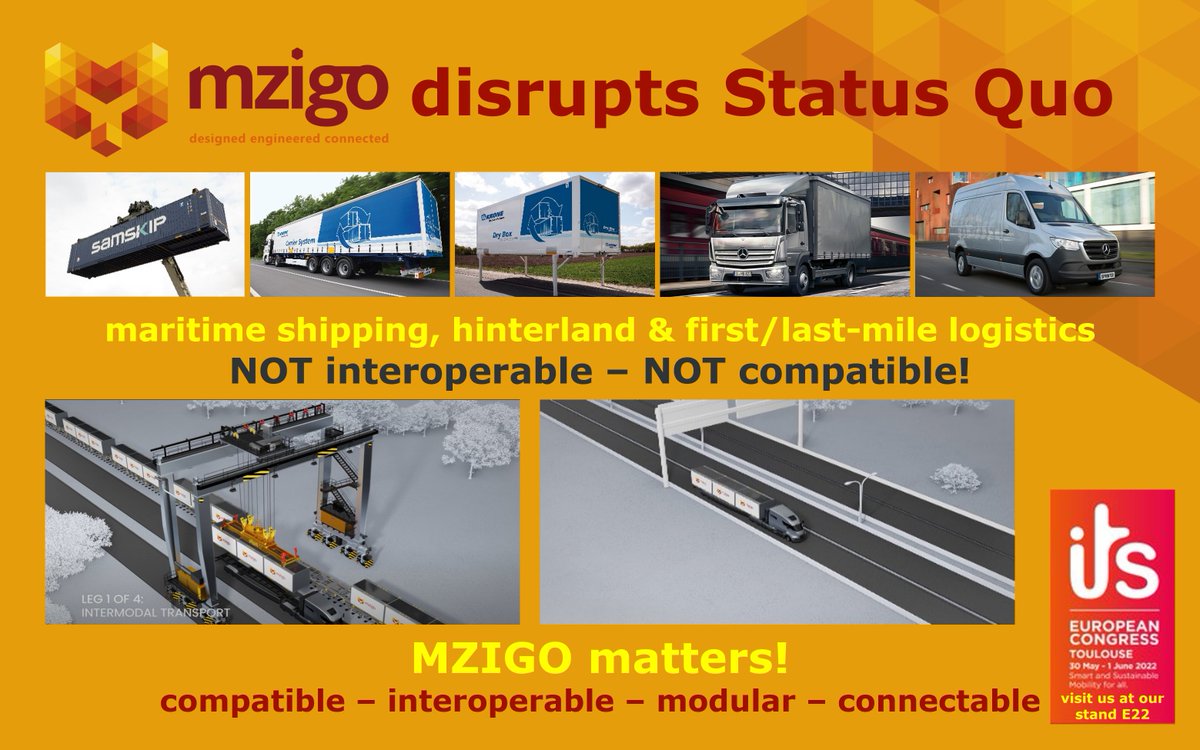 SLPalliance's tweet photo. @MZIGO – #ModularPODsolutions
Intelligent Physical & Digital #StandardisedConnectivity
Realising #PhysicalInternet & #EcologicalConsciousness
In collaboration with @CLEANconnectnet
Visit us at #ITStoulouse2022 stand #E22 in the #ERTICOstartUpHub
The traditional equipment used ... https://t.co/y0Xts6ZFXi
