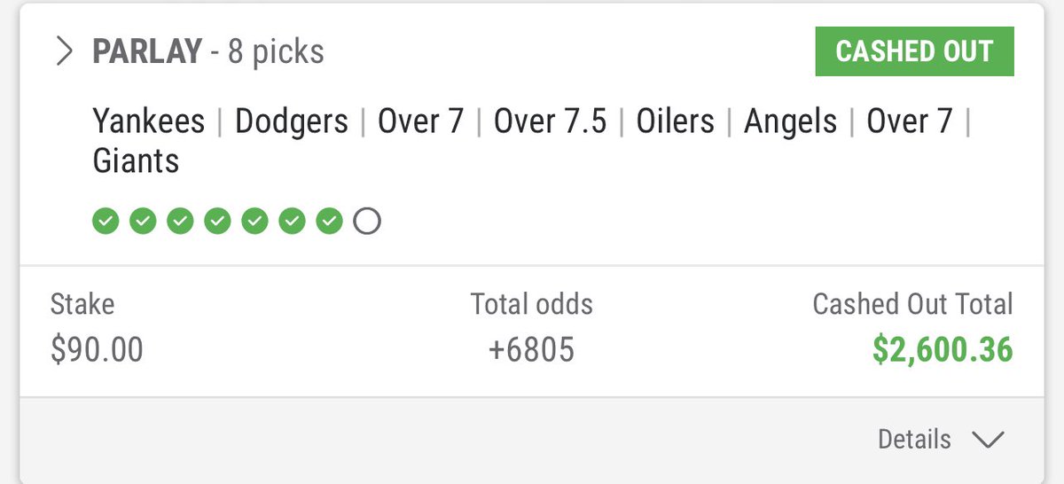 NellyNell703's tweet image. @PLopezz15  appreciate the play my man. Anxiety got crazy so I cashed out. Can’t be mad at a 5k total day 💰💰#GamblingTwitter #hobbyhustle