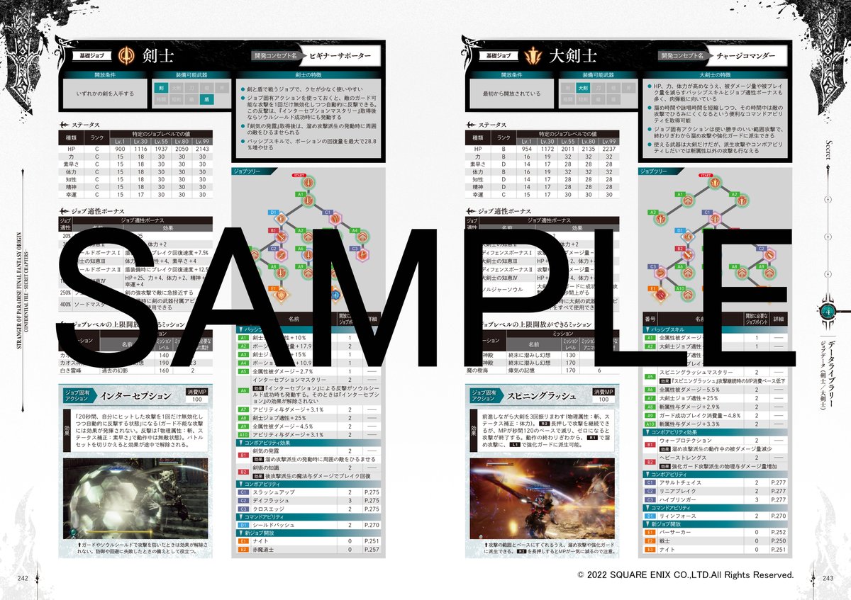 スクエニ公式ゲームガイド 電子版配信開始 ストレンジャー オブ パラダイス ファイナルファンタジー オリジン 機密ファイル シークレットチャプターズ 電子版本日配信開始 世界背景解説や秘蔵の設定資料 攻略に役立つマップ データなど充実の
