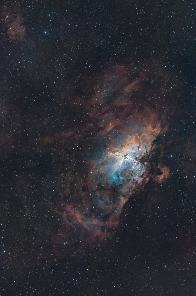 brinkoo7's tweet image. One more Eagle Nebula. I like this one better. #Astrophotography