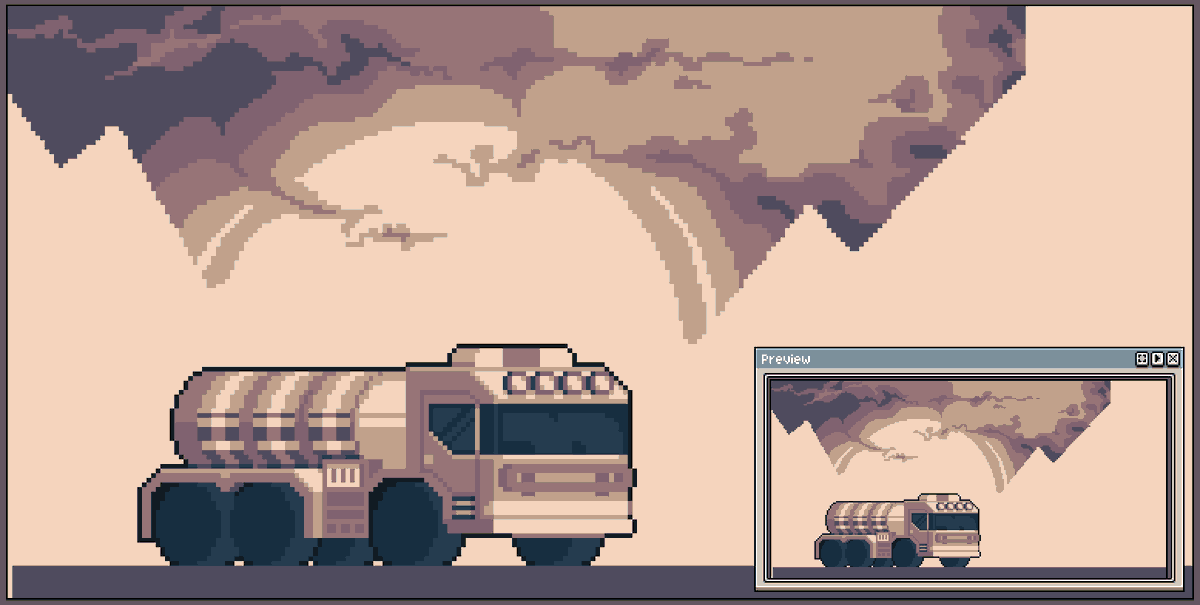 Socklessthing's tweet photo. Tonight's doodle #pixelart #nyx8 https://t.co/U8baBWAtUH