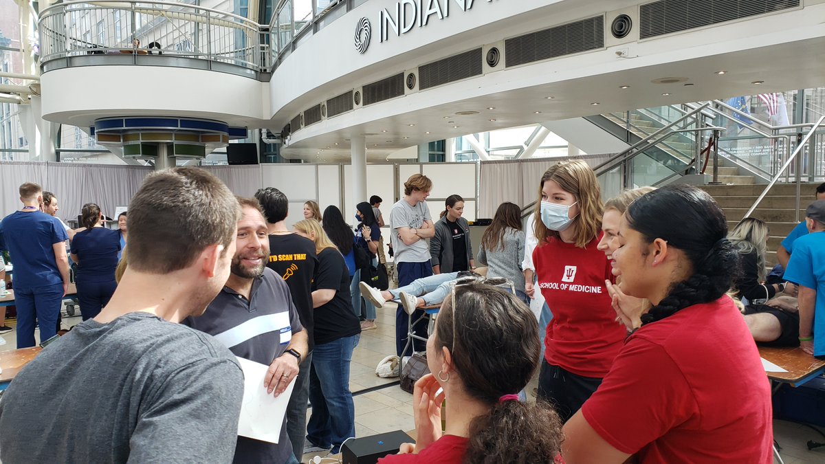 Bob_the_PA's tweet photo. @PAintheED @justchristina @POCUS_Society @unrmed ..the Godfather of PA PoCUS @francisconorman imparting knowledge to @IUPUI PA Students https://t.co/tpmqQ3eyLw