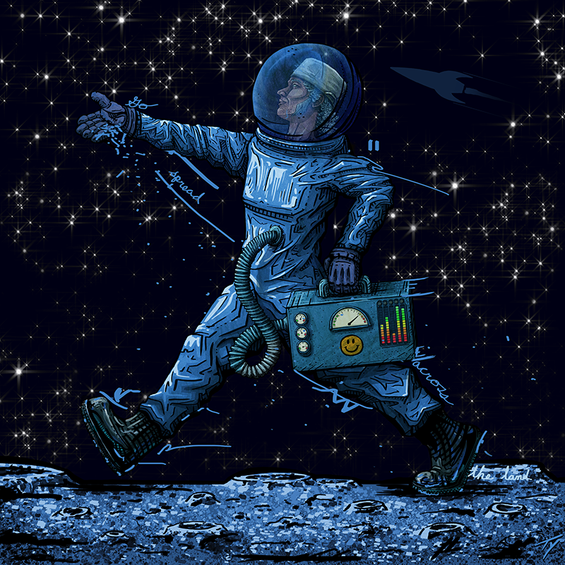 tyler_mcnair's tweet image. #JohnnyFolkHero will see you on the #DarkSideOfTheMoon!

Another Legendary complete for the upcoming #SolanaNFTcollection 

Get close to completing the art 😅 I think