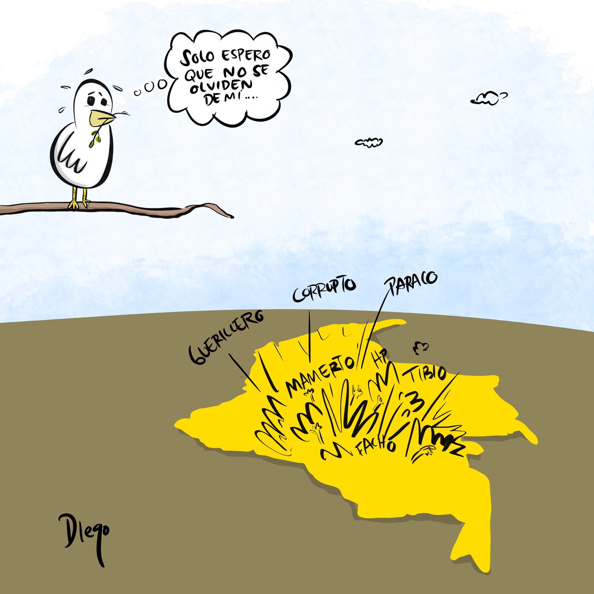 diegocaricatura's tweet photo. Cuando pase el temblor https://t.co/RrGP1vY10I