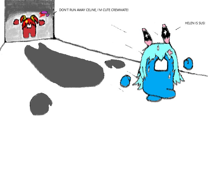 ironman_MKIII's tweet photo. Got inspired by both Helen's and Celine's cute Among Us art! #helenart #Celinart #EthernArt #ethernation #AmongUs https://t.co/tkiYUulCuL