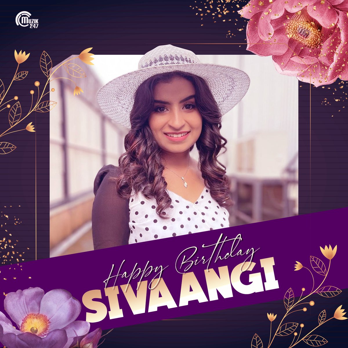 Vocals = Pure Bliss💫
Wishing the singer with the MAGICAL voice @sivaangi_k a very happy birthday and a fabulous year ahead!🥳🎉

▶️bit.ly/SivaangiHits

#HBDSivaangi 
#HappyBirthdaySivaangi