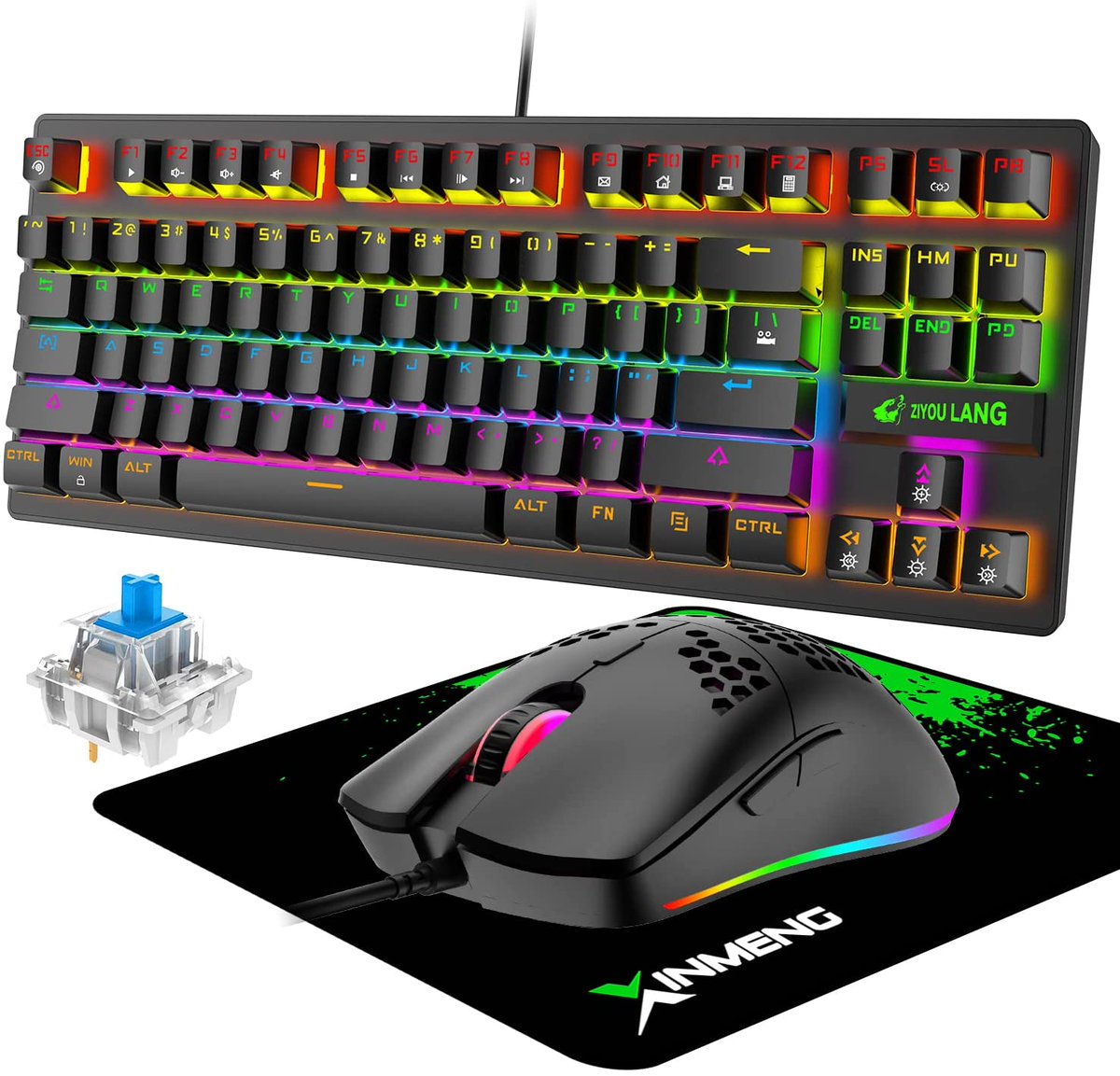 ElecLexon's tweet image. LexonElec RK-550 Pink Gaming Keyboard and Mouse with Mousepad, TKL Keyboard Mouse Gaming
#lexonelec #MechanicalKeyboard #UK 
amazon.co.uk/gp/product/B08…
🎁🥰For Enter the Giveaway pls:
1. Follow me 
2. Retweet
3. Like this Tweet 
£27.99