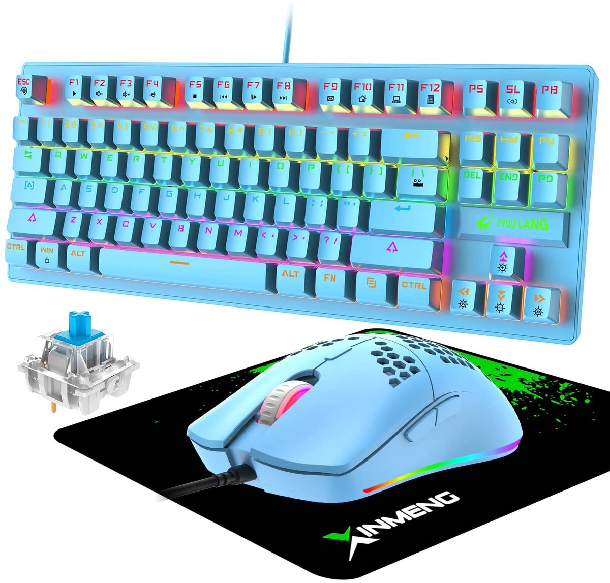 ElecLexon's tweet image. LexonElec RK-550 Pink Gaming Keyboard and Mouse with Mousepad, TKL Keyboard Mouse Gaming
#lexonelec #MechanicalKeyboard #UK 
amazon.co.uk/gp/product/B08…
🎁🥰For Enter the Giveaway pls:
1. Follow me 
2. Retweet
3. Like this Tweet 
£27.99