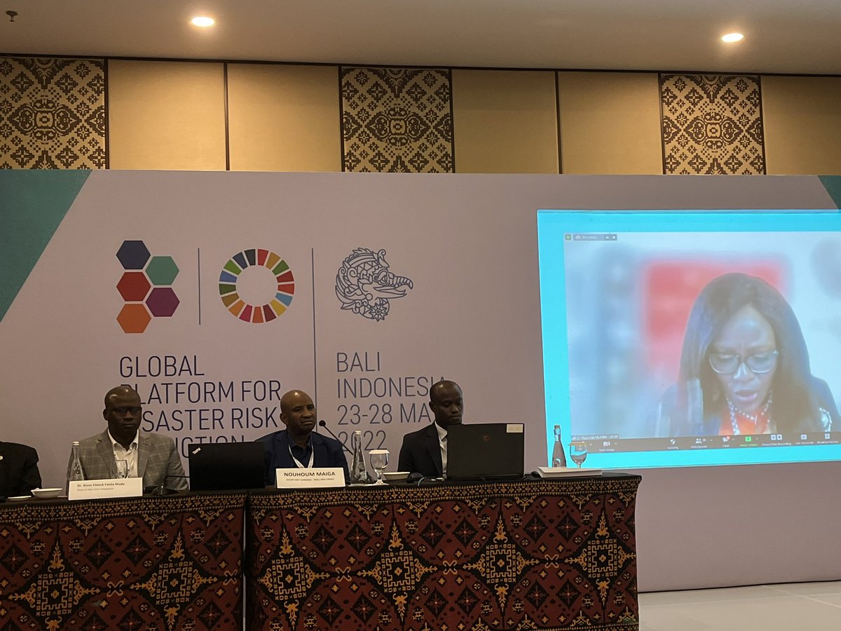 IsabelleFalzone's tweet photo. Excellent session happening now at #gpdrr2022 when conflict, climate change and covid collide‘. Co-organized by @roteskreuz_de https://t.co/iLPsrz9fOd