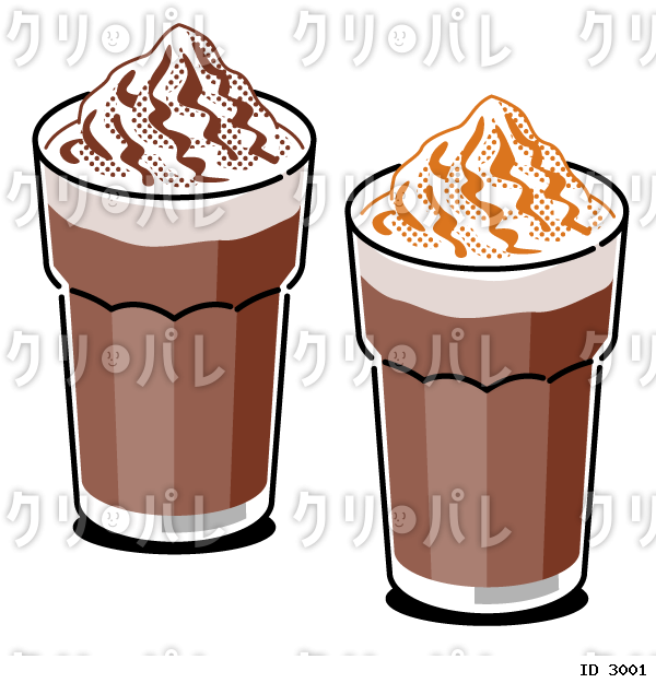 U クリパレくん これから暑 い夏がやってくるので 冷たいカフェラテはどうでしょう アイスコーヒー イラスト イラスト素材 アイスキャラメルラテ アイスカフェモカ クリパレ ドリンク 冷たい飲み物 飲み物イラスト