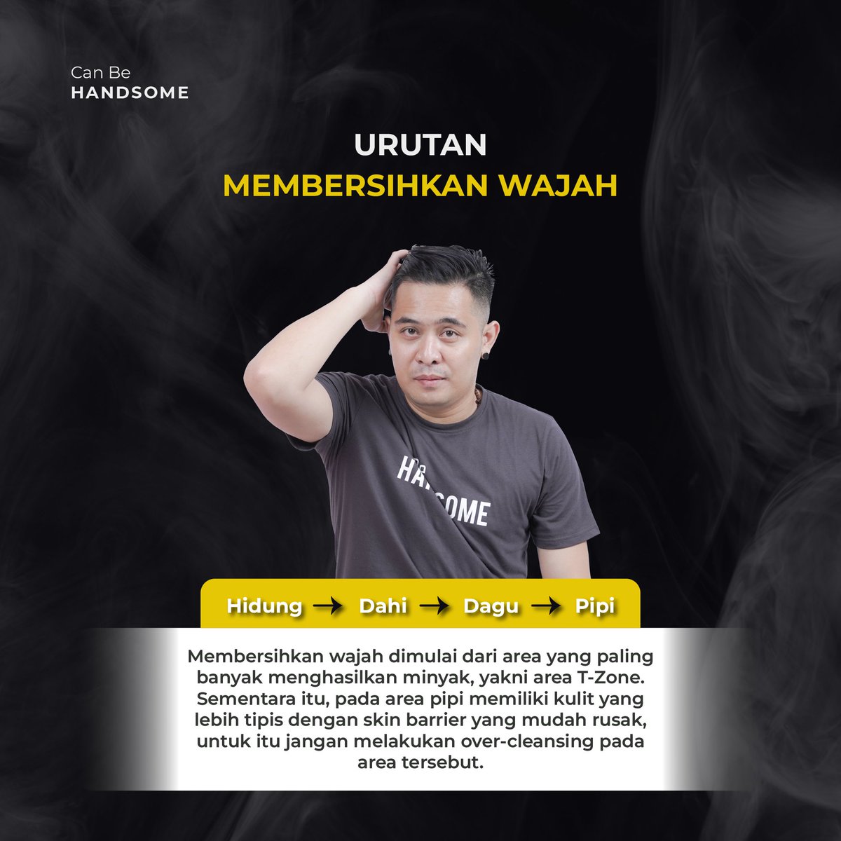 canbehandsome's tweet image. Sudahkah kamu memakai Gentle Wash dengan benar? 

Yuk intip dulu urutannya yang tepat 👆🏻

Jangan lupa Boys membersihkan wajah dengan cara yang tepat dapat membuat kulitmu lembab dan nggak kering 🤗

#CanBeHandsome #UpgradeYourLook #SkincarePria