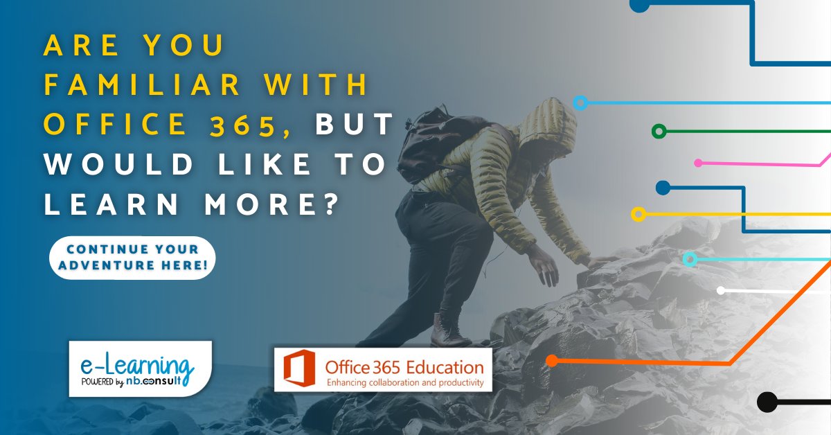 Are you familiar with O365 but would like to learn more? Continue your adventure here! Book your 2022 training today: nbclearning.co.za/professional-d…  

#digitaltransformation #Education #Empower  #o365 #TechInEDU #eLearning
