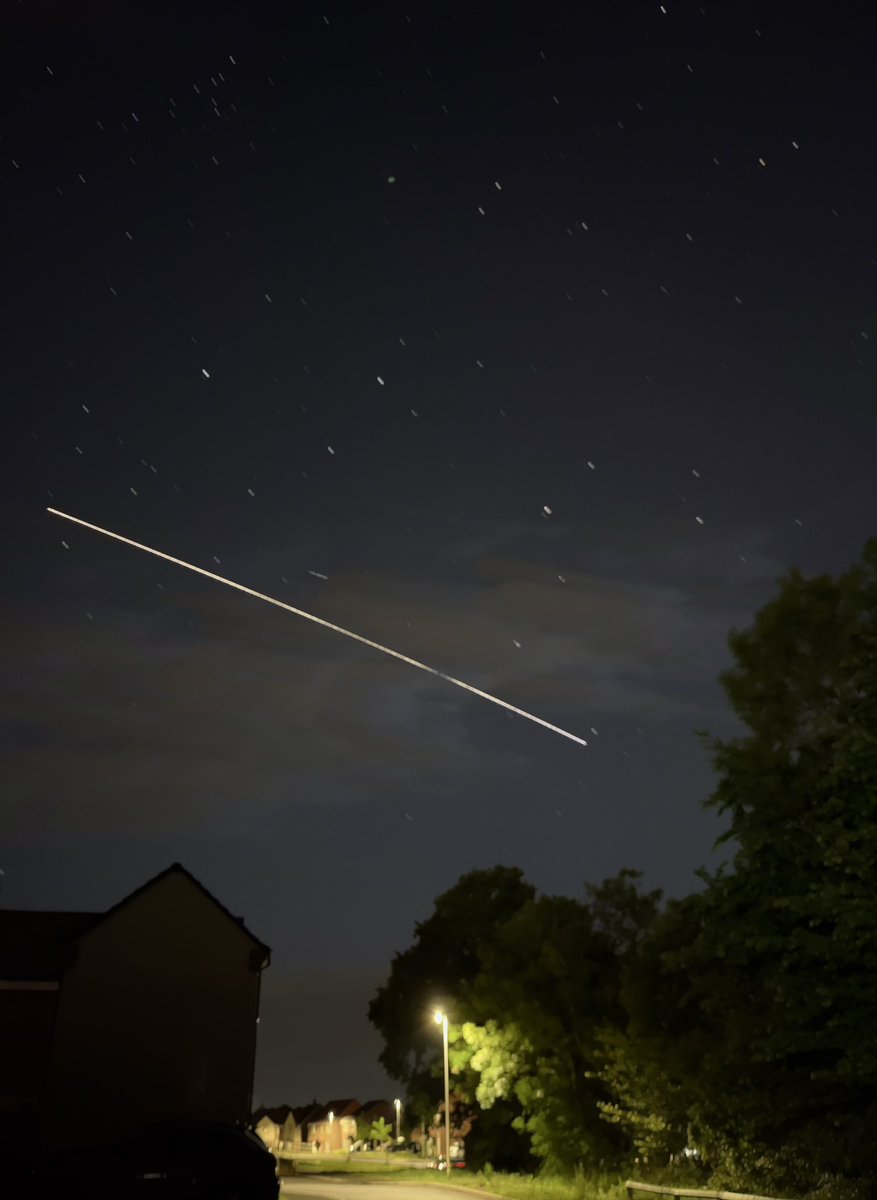 Last nights International Space Station pass at 23:09