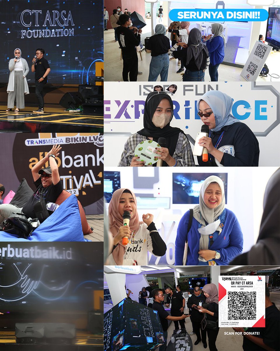 Hai, Sahabat ARSA

Masih inget kan keseruan Allo Bank Festival by @allobank Allo 20-22 Mei lalu di Istora Senayan?

Yuk saksikan keseruan aktivitas booth kece kita dengan tema “Sharing is a Fun Experience”.
Sampai jumpa..!
#sharingisafunexperience #AllobankFestival2022