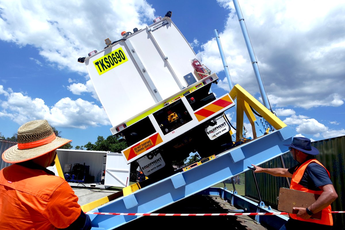 Varley provides heavy vehicle Tilt Bed Testing to ensure the safe operation and the stability of the vehicle. 

Tilt bed testing tests the truck angle at which it can drive on a slope without tipping over.

#VarleyVehicles #VarleyGroup #vehicletesting #tiltbed