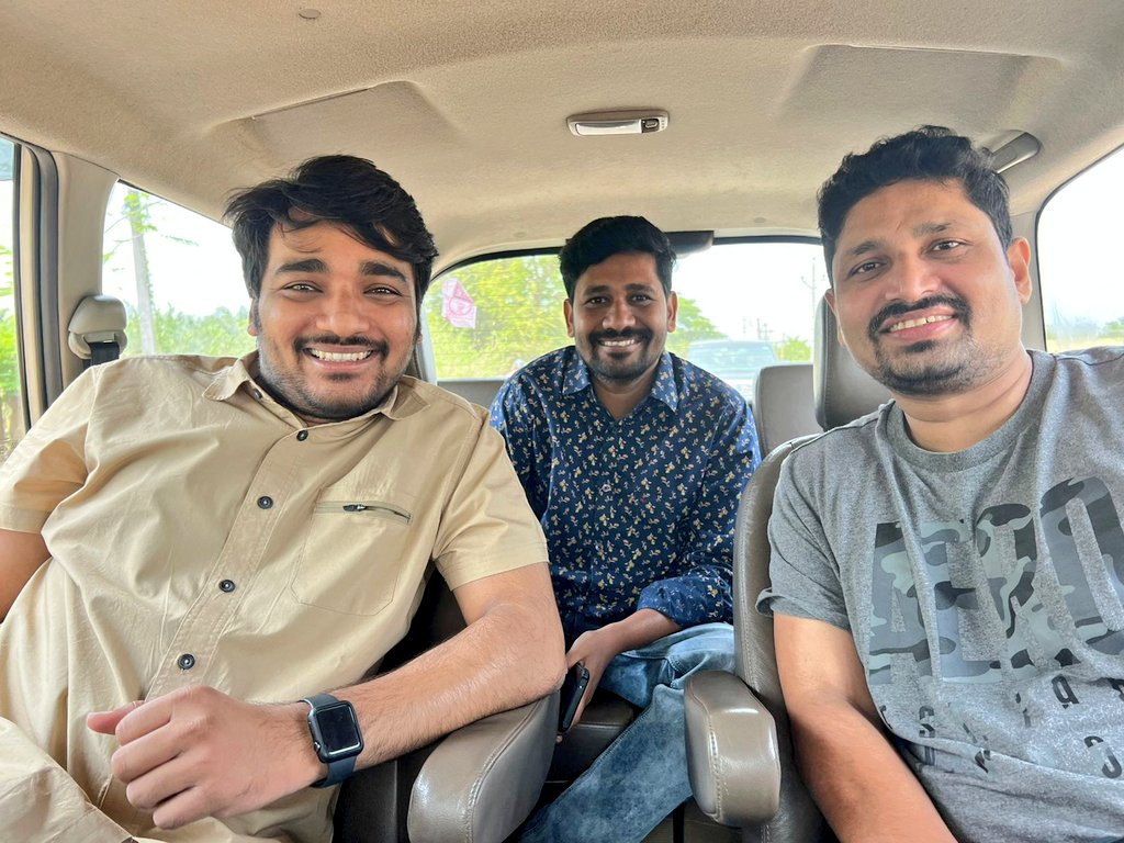 mosinalways4u's tweet photo. On the way to Jangareddygudem for
@IAmVarunTej #F3Promotions
#F3onMay27th
@manojvalluri @Rkjana11 https://t.co/Fq6msdOOzp