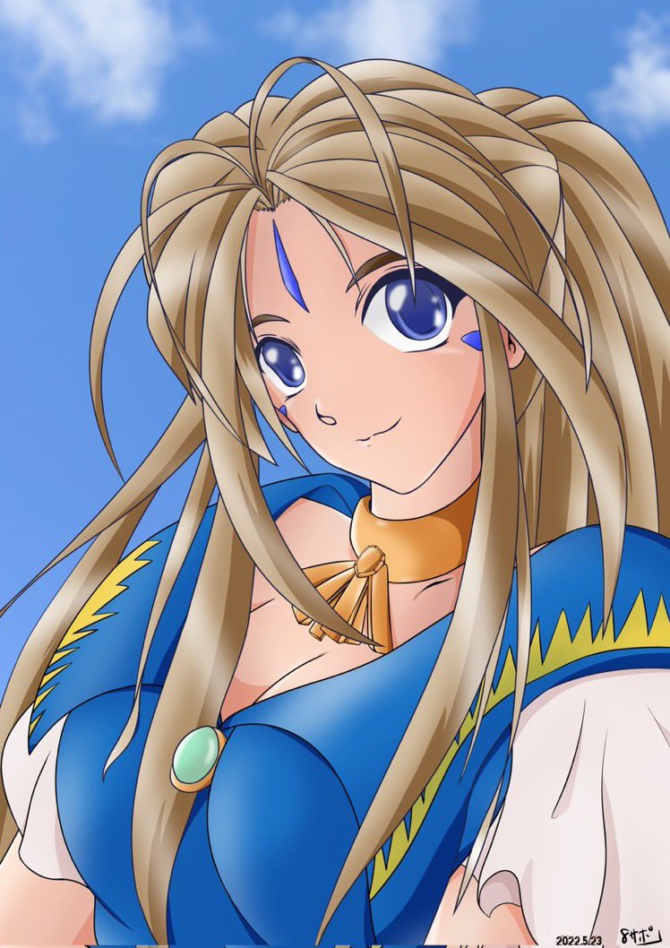 美品 ああっ女神さまっ Ova版セル画 私服のベルダンディー Belldandy Oh My Goddess あ行 Thetawavefloat Ca