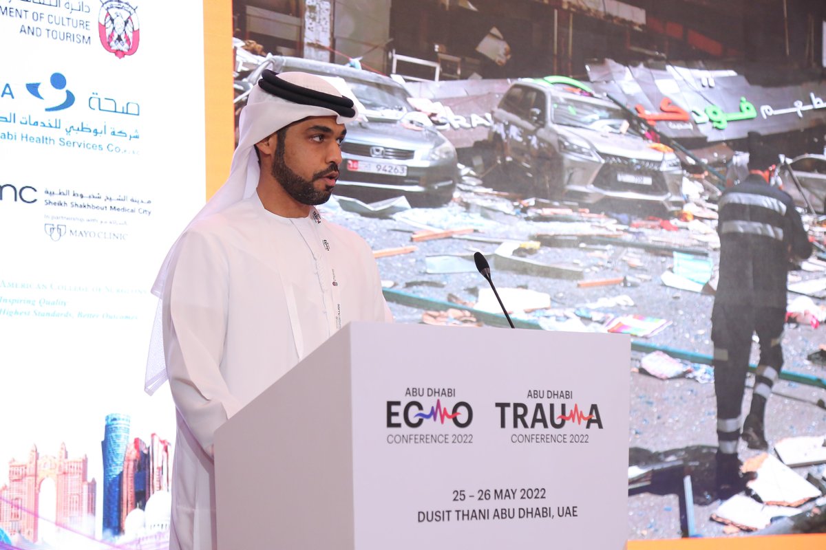 AbuEcmo's tweet photo. Day 1 highlights and activities at Abu Dhabi Trauma and ECMO conference 2022- Beginning with the conference sessions on Trauma Critical Care and Extracorporeal Life Support in History. 
@briangavitt @modgovae @BurjeelMediCity @modgovae @DoHSocial

#abuecmo22 #abutrauma22 https://t.co/Z06gaz1HZK