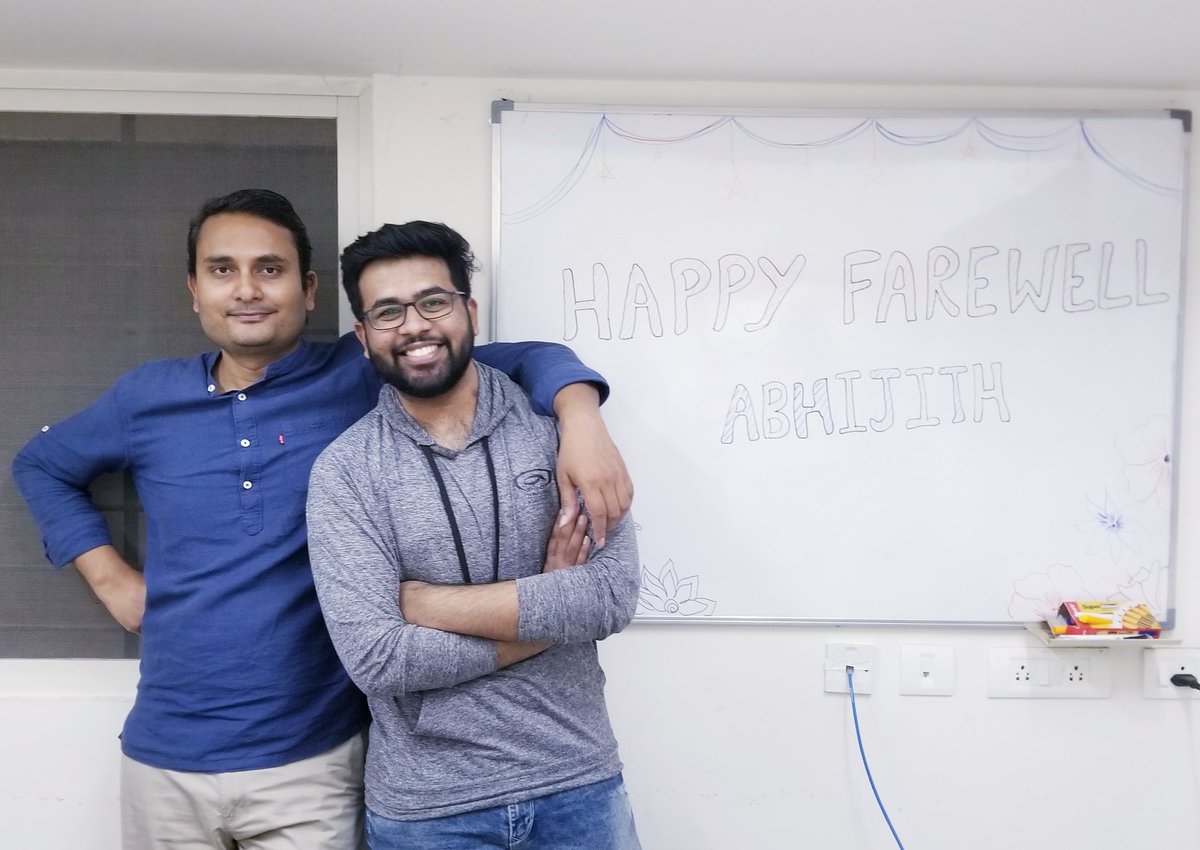 Shashank Tripathi (@shashank_iisc) on Twitter photo Wishing all the best to <a href="/abhijith_biji/">Abhijith Biji</a> as he moves to join Microbio PhD program in the <a href="/IcahnMountSinai/">Icahn School of Medicine at Mount Sinai</a>, New York. As first undergrad student, he has set the bar high and we were lucky to have him in the lab. I know he is going to accomllish great feats and make us proud. Wishing all the best to <a href="/abhijith_biji/">Abhijith Biji</a> as he moves to join Microbio PhD program in the <a href="/IcahnMountSinai/">Icahn School of Medicine at Mount Sinai</a>, New York. As first undergrad student, he has set the bar high and we were lucky to have him in the lab. I know he is going to accomllish great feats and make us proud.