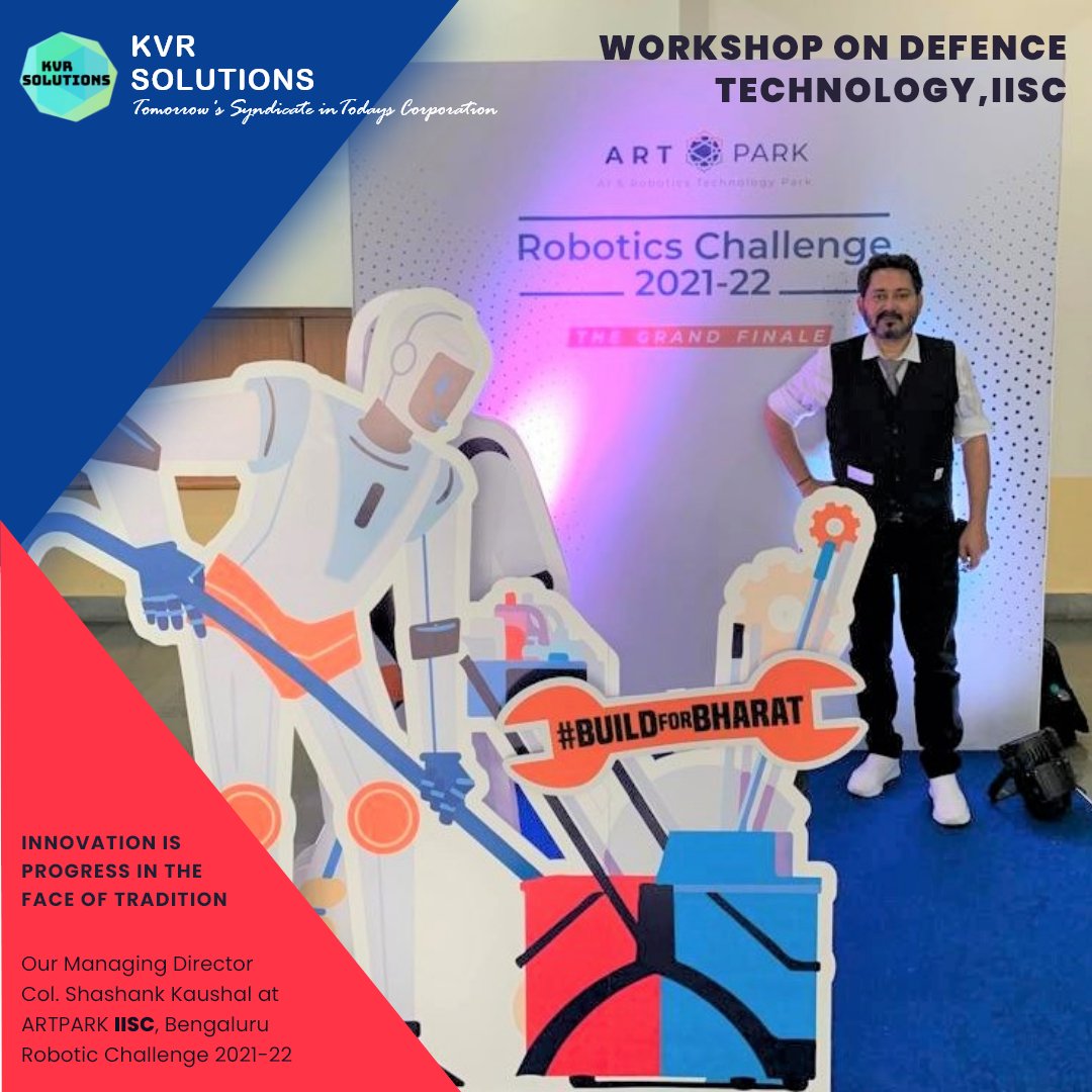 KvrSolutions's tweet photo. Innovation is progress in the face of tradition - IISC, Workshop on Defence Technology
#iisc #iiscbangalore #newtechnology #startup #business #entrepreneur #entrepreneurships #entrepreneurlife #inspiration #innovation #technology #entrepreneurs #tech #innovation https://t.co/D34aZZ1W29