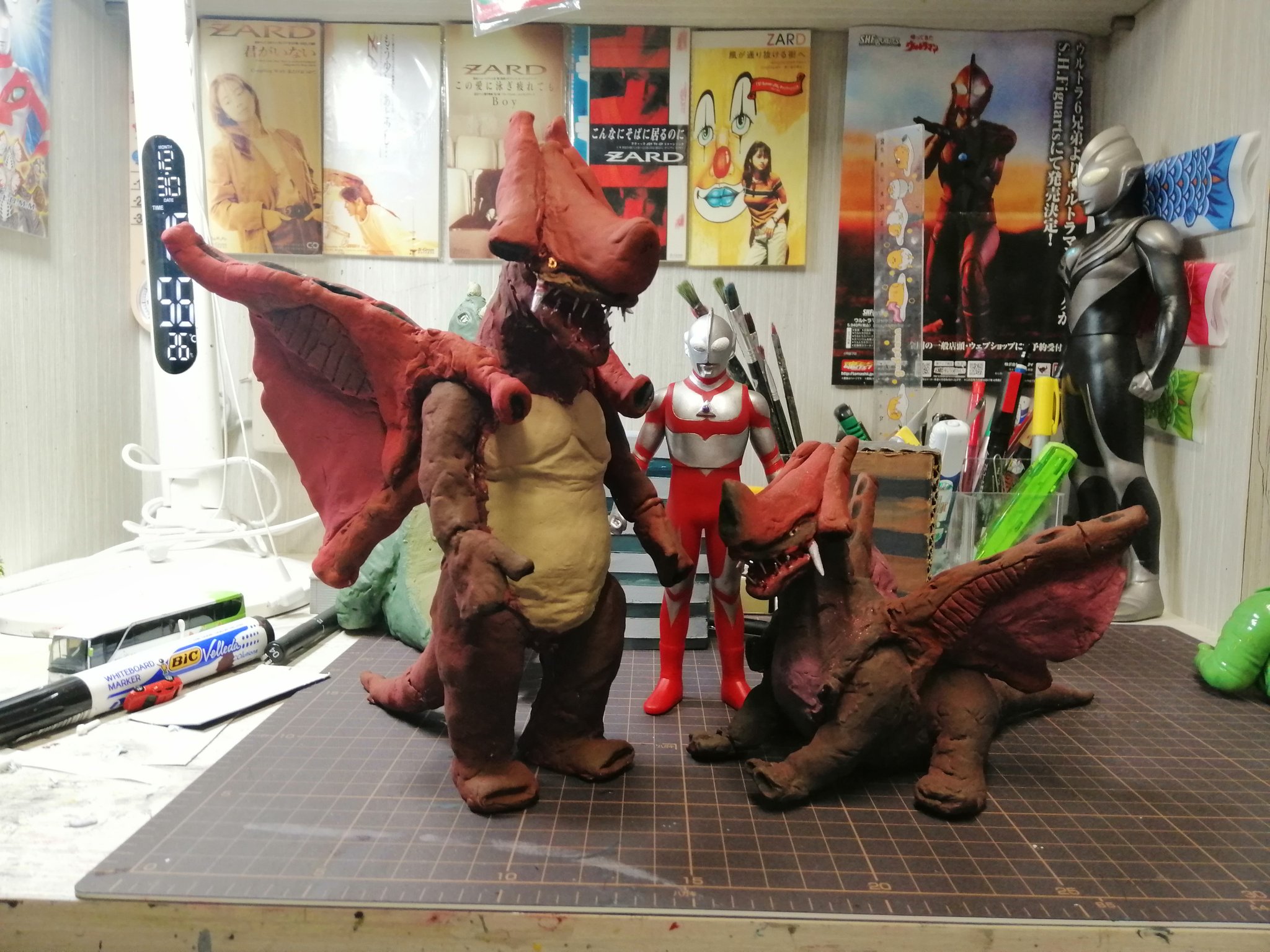 希少　毒ガス幻影怪獣バランガス　グレートモンスターシリーズ　ソフビ　フィギュア 1990 グレートモンスターシリーズ バランガス ウルトラマンG怪獣
