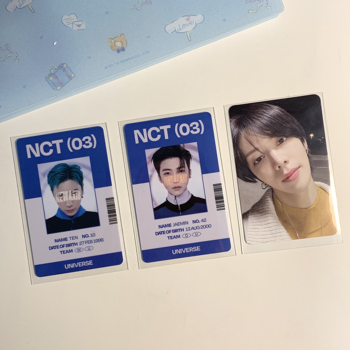 b0tae's tweet photo. แลก 
✳️ md universe id + photocard 

me : id เตน , id แจม���น , selfie ยูตะ
you : จองอู / หยางหยาง / จีซอง 

#ตลาดนัดnct https://t.co/4MLNnr7R4G
