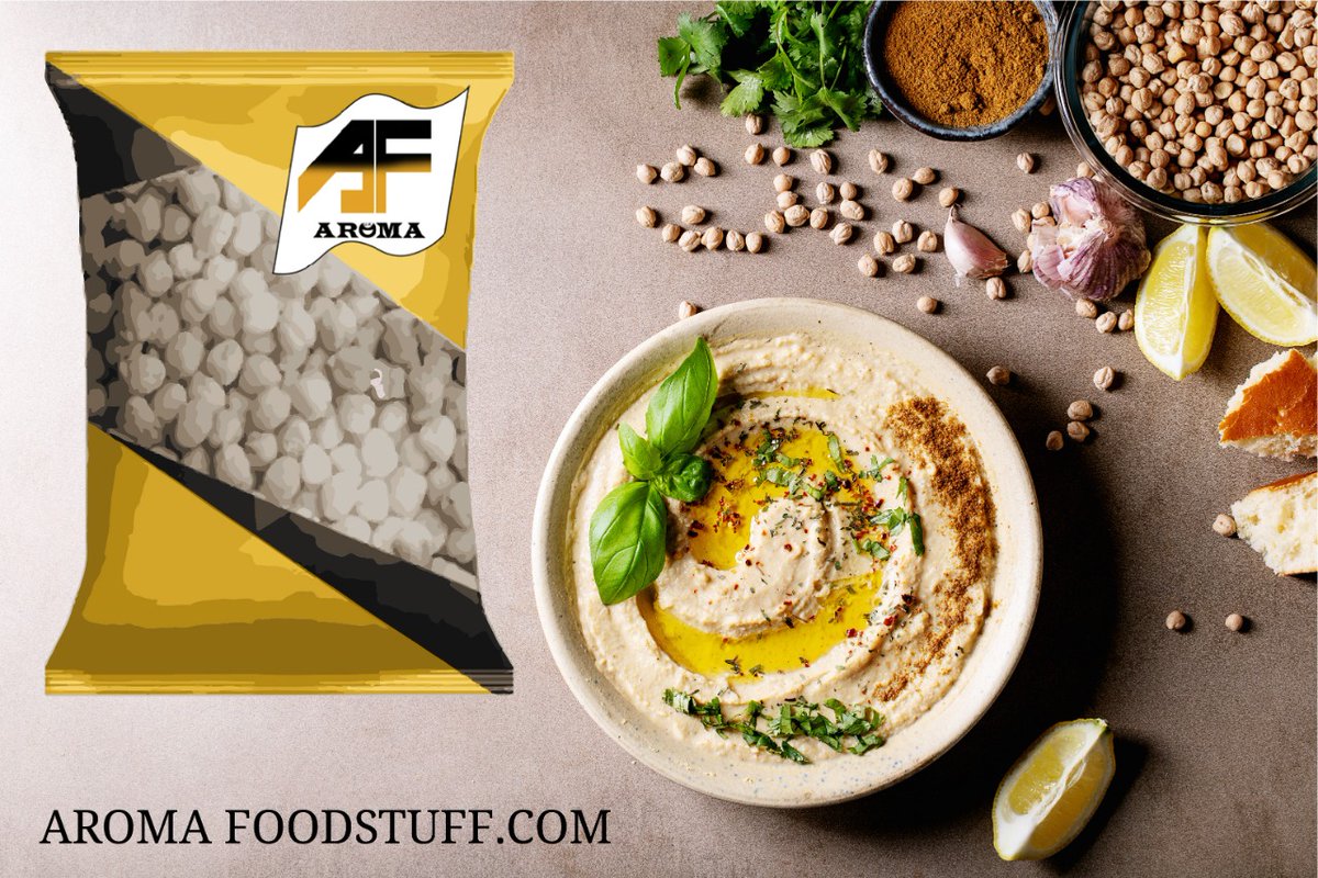 aromafoodstuff's tweet photo. Is #hummus your favorite?
#Homemadehummus is better than anything we could have found at the store. Prepare a simple and easy #hummusrecipe with high-quality #aromawhitechana.  It is an excellent source of complete #protein.

#Aromafoodstuff #whitechickpea 
#OnlineGroceryShopping https://t.co/rhoID90s0T