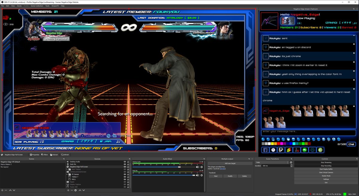 NegEdgeGFX's tweet photo. I fixed a lot of bugs with my private Live stream and it went smooth!
Good Riddance Twitch TV, Good bye YouTube. 
I am my own streaming platform.
https://t.co/jXzqrNxR4T

#NegativeEdge #IndependentPlatform #PCmasterRace #DynamicStreamingLayouts #PCFanCovers  #theBlackTonyStarks https://t.co/stPcicCujV
