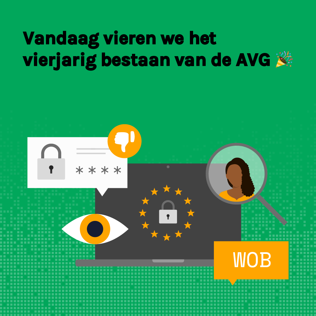 bitsoffreedom's tweet photo. De #AVG viert zijn 4 jarig bestaan! 🎉

Wij onderzochten hoe goed de 10 grootste gemeenten van Nederland de AVG naleven. Benieuwd naar de bevindingen? 👇

https://t.co/iE2vA8Zml8 https://t.co/Au8eTcUBp2