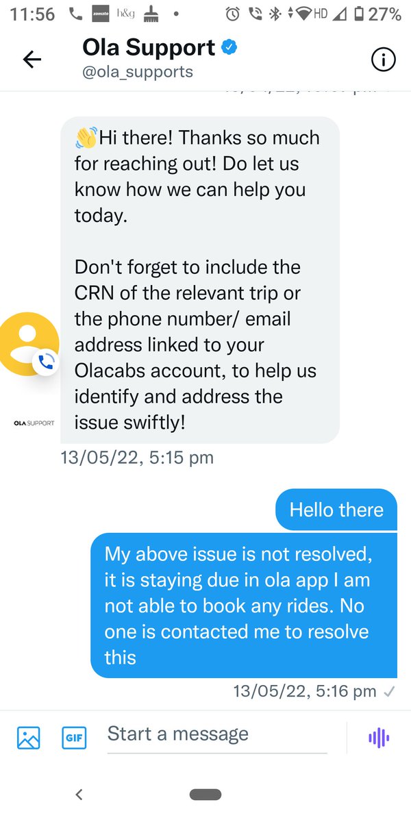 26_Lata's tweet photo. @ola_supports , it's been a month yet no solution for below query. Your customer service is worst, on support call your executive said that this issue cannot be solved, means I have to pay again for ride. Only option now is @consumerforum_ to get justice. https://t.co/MR5sn4SVTq