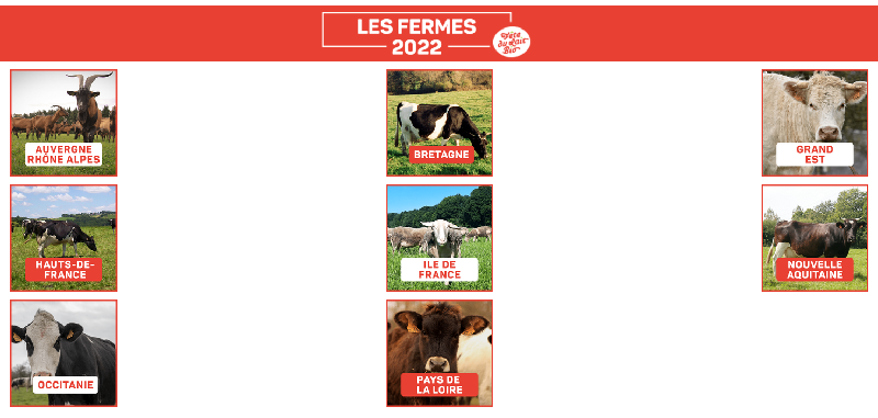 Fetedulaitbio's tweet photo. [LES FERMES] 
Saviez-vous que vous pouviez retrouver sur notre site web la listes des fermes participantes classées par départements ? Vous avez jusqu'au 12 juin pour choisir celle où prendre votre petit déj bio !
https://t.co/J3noNPub9E
#FDLB2022 #laitbio #AB https://t.co/UtiLbjcywx