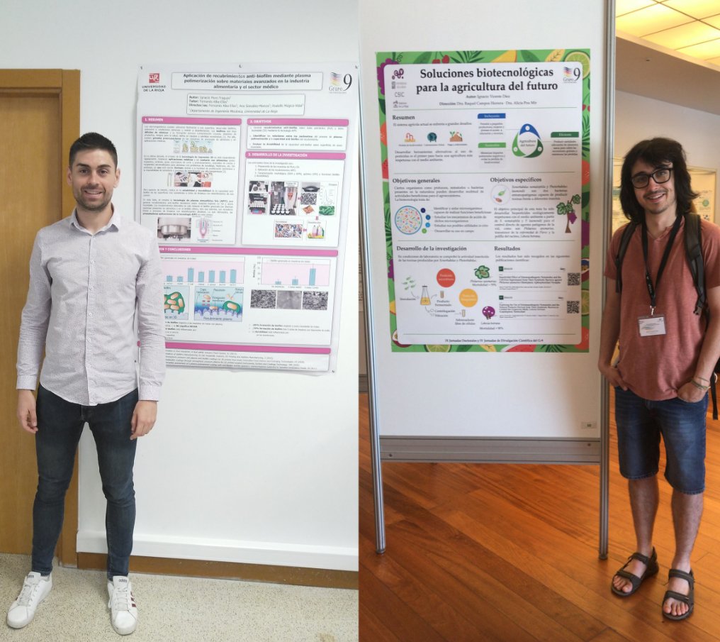 Ignacio Muro Fraguas, estudiante de #DoctoradoUR, ha logrado el Premio al Mejor Póster en la rama de Ingeniería y Arquitectura de las #JornadasDoctorales <a href="/uni_g9/">G-9 de Universidades</a> e Ignacio Vicente Díez ha obtenido un accésit en Ciencias.

¡Enhorabuena 👏👏👏👏!

ℹ️ my.mtr.cool/vpdmxqacsk