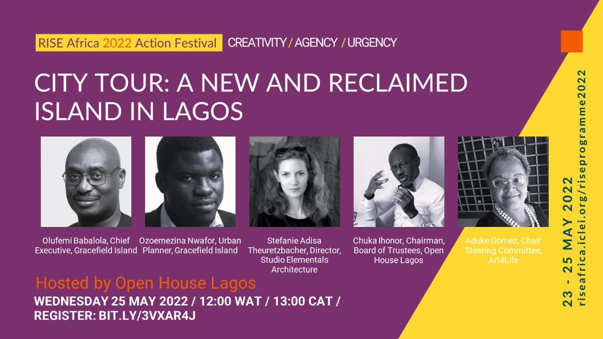 OpenHouseLagos's tweet photo. We are part of the Rise Africa Festival 2022!

OpenhouseLagos will be hosting a City Tour:  New and Reclaimed Island in Lagos

Link in bio to register. 
https://t.co/KuxnYGc8Bb

Don't miss it! https://t.co/VIjlRUlrfg