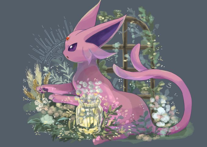 「espeon」Fan Art(Latest｜RT&Fav:50)｜4pages