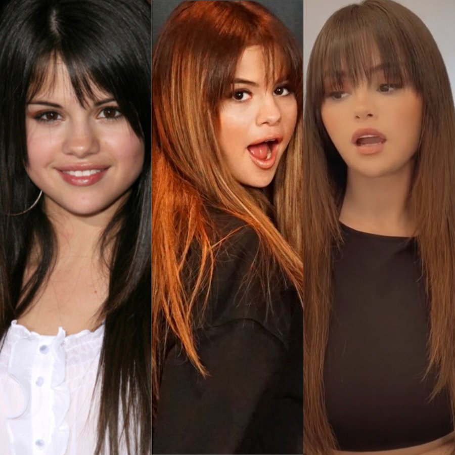 Selena Gomez debuts long straight hair with bangs and teases new era