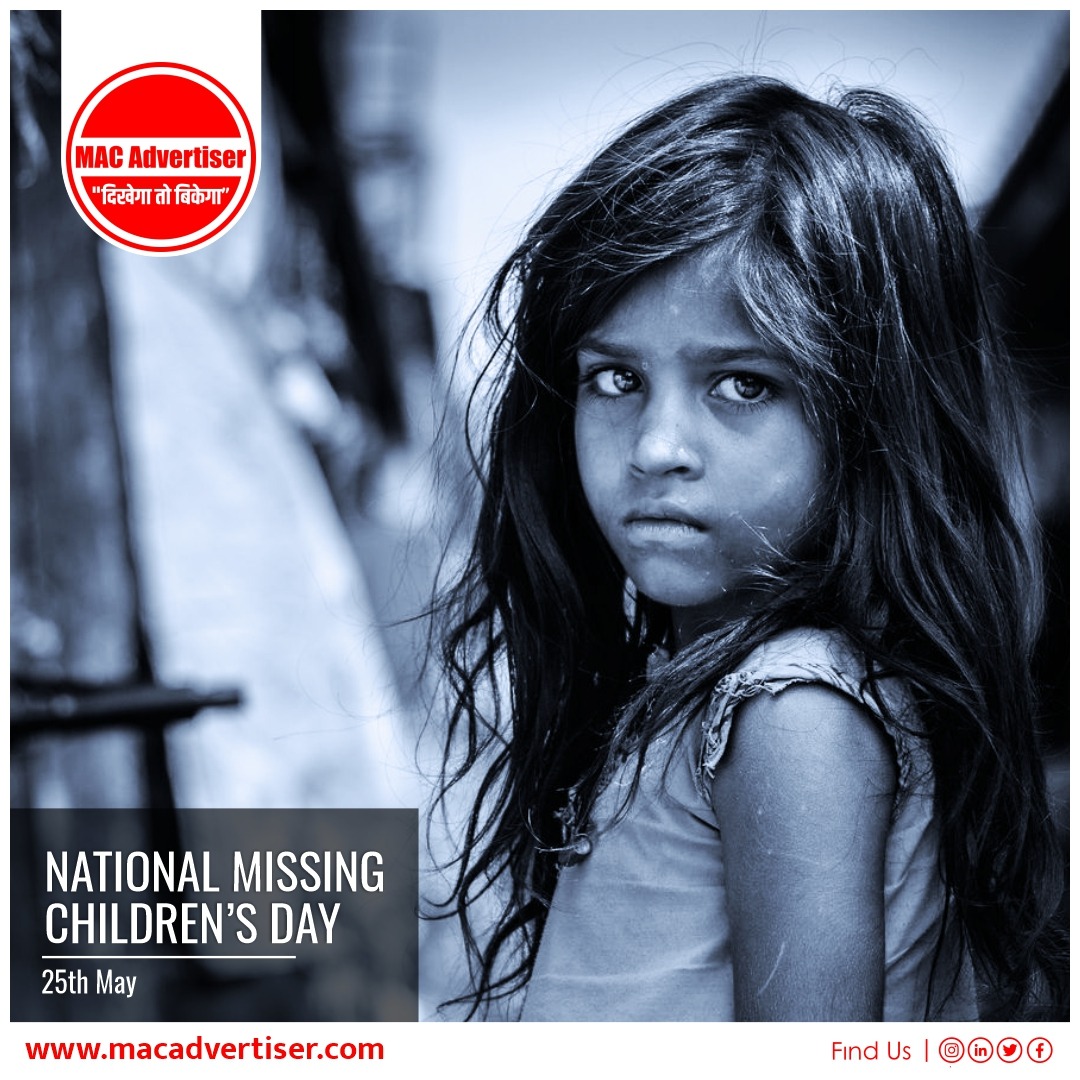 National Missing Children Day

Children are flowers nurtured by their parents, you don’t have the right to pluck them.

 #nationalmissingchildrensday #nationalmissingchildrenday #KailashSatyarthi #KailashSatyarthiChildrensFoundation