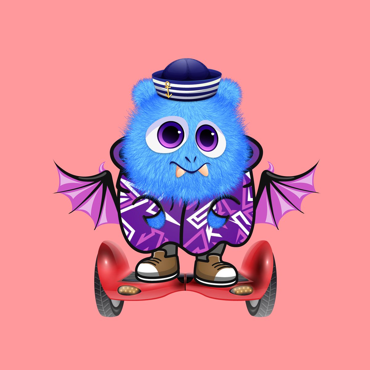 Do not get trapped 🪤  in his cute looks, he can suck blood🩸out of the Monsters 👹till their last breath.

He can be charming &amp; Lethal both sometimes, so do not lose your guard guys😅.

<a href="/adafluffies/">Ada Fluffies</a> 
#CNFT #CNFTCommunity #CNFTCollection #Cardano #ADA #CardanoNFT #CardanoADA