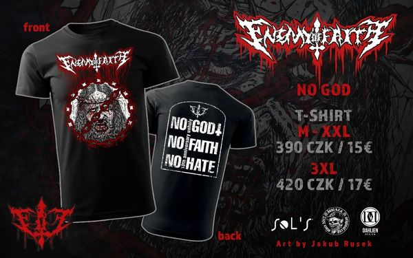 SaniIvan666's tweet photo. 🔥 ENEMY OF FAITH - NO GOD 10th Anniversary design! 🔥
It's unbelievable, but 10 years have passed since Šani s.r.o. was founded! By popular demand we will release a re-edition of the first design. Pre-orders (until the end of August) 👉 sanisro@sanisro.com https://t.co/obNQMN8SyH