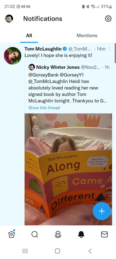 Noo222's tweet photo. @GorseyBank @GorseyY1 @_TomMcLaughlin He replied too. I've just shown her she said that's 'pretty cool' 🥰 https://t.co/USxJcWuDsH