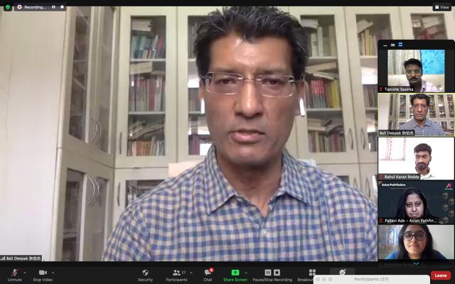 AsiaPathfinders's tweet photo. AP &amp; @ORCA_India hosted a fireside chat on "China's Anti-Corruption Campaign as Political Tool &amp; its implications." Thanks to @tilakjha @BDeepak110 &amp;  @RahulKaranRedd1 for making it an engaging &amp; information session. 
The video's now on our YT channel: https://t.co/3Nm1mrSag9 https://t.co/vBf0COaKO7