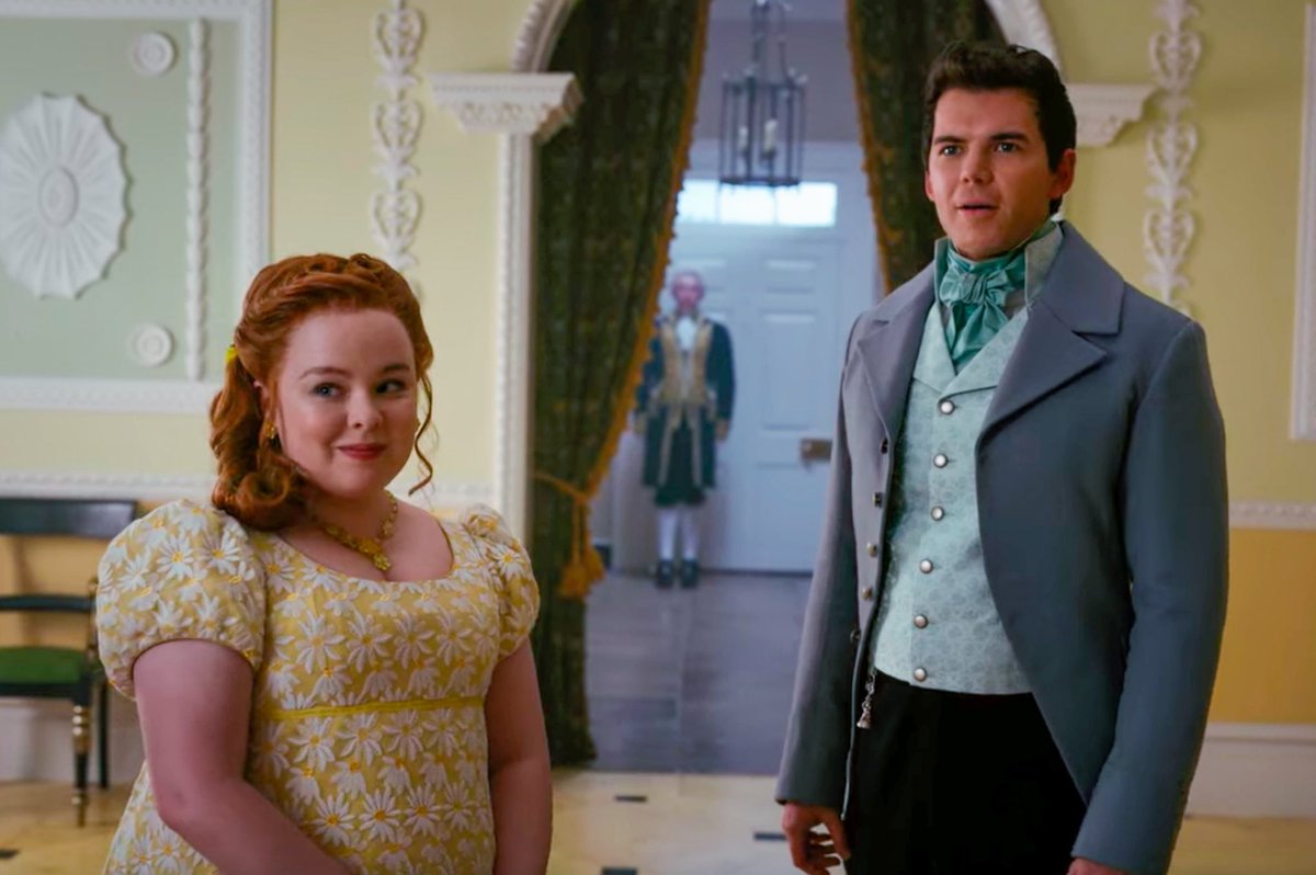 NoContxtBton's tweet image. Colin Bridgerton is Penelope’s second-hand fiancé 😍