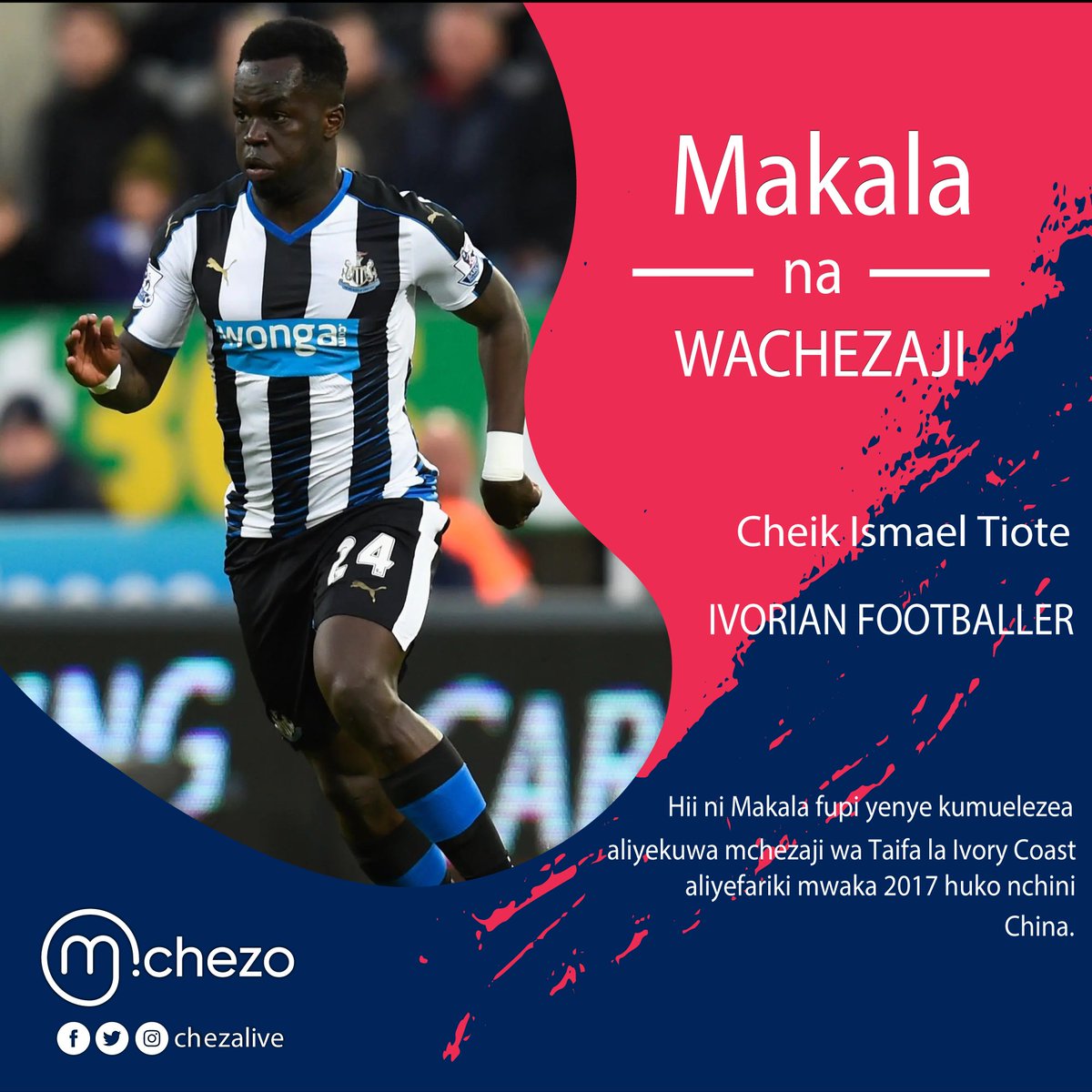 R.I.P "CHEIK ISMAEL TIOTE"  ✍

Licha ya familia yake kuwa na huzuni na majonzi yasiokuwa na mfano pia familia ya mpira ilikua na huzuni kubwa mnoo Kumpoteza Cheik Tiote 

Siku ambayo haitasahaurika kwenye historia ya mpira June 2017.