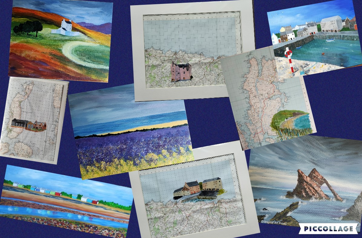 Just a few of the #paintings that will be coming with me to @STBFPortsoy in June. Also #printsforsale and #greetingcards #Scotland #Aberdeenshire #Portsoy #EarlyBiz #ArtistOnTwitter #HandmadeHour #WednesdayThought #MHHSBD #CraftBizParty facebook.com/fiduncart