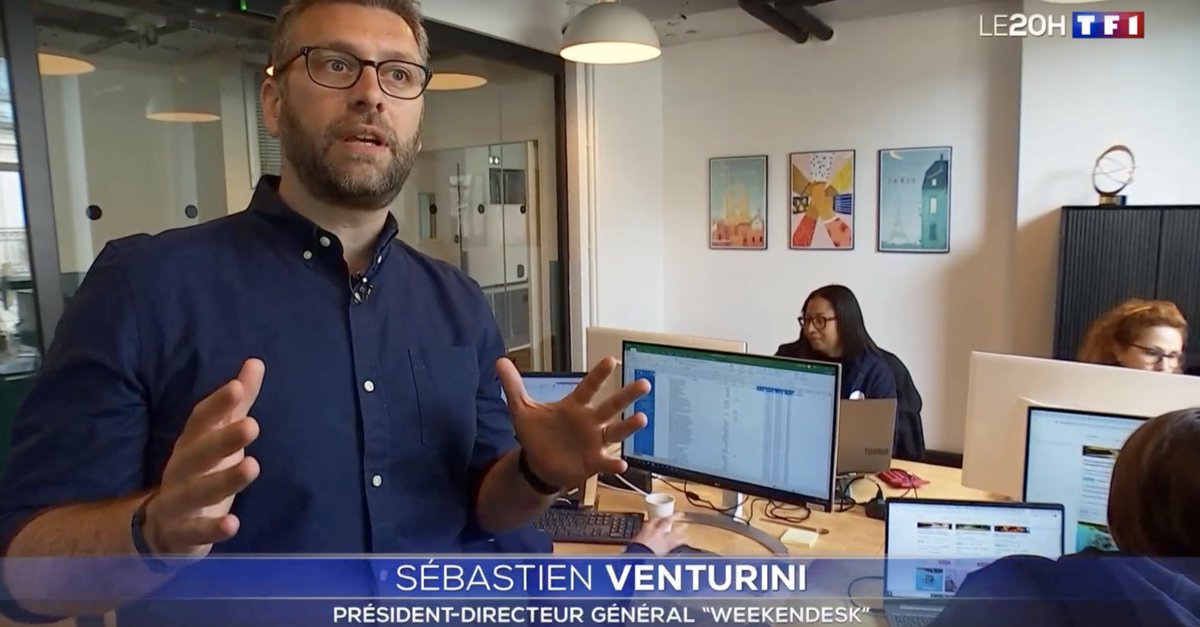 <a href="/weekendesk_fr/">Weekendesk France</a> était au JT de #TF1 hier soir pour commenter les départs de l'Ascension
"Ca part très très vite" 

Un seul conseil et qui vaut également pour cet été 
quand vous voyez quelque chose qui vous inspire. Réservez SANS attendre 😉