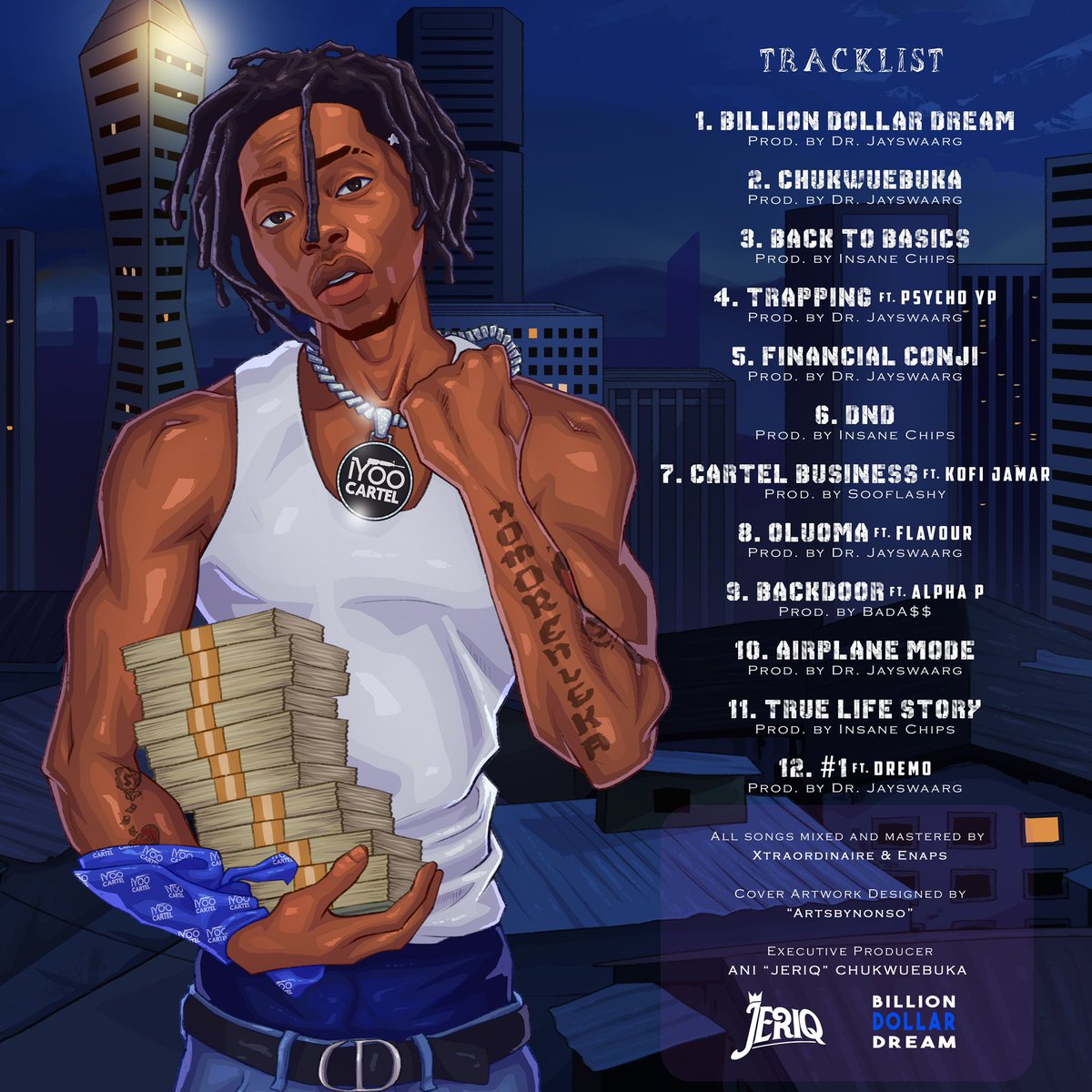 jeriqthehussla's tweet image. before the album drop , we all have to sign a no skip ⏭ policy #billiondollardream