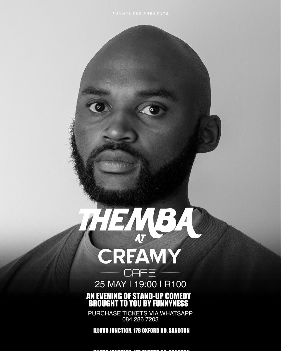 funnyness_sa's tweet image. tonight we have a fire show lined up for you. join us for a great evening of entertainment.

📍  Creamy Café 
📆  25 May
⏰  19:00
🎟  R100 

tickets are available via whatsapp. simply message Funnyness at 084 286 7203 and book your seats. 

 #comedy #curingboredom #funnyness